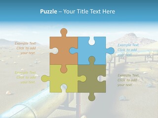 Delivery Pump Petrol PowerPoint Template