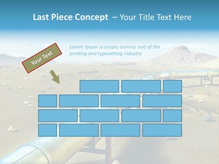 Delivery Pump Petrol PowerPoint Template