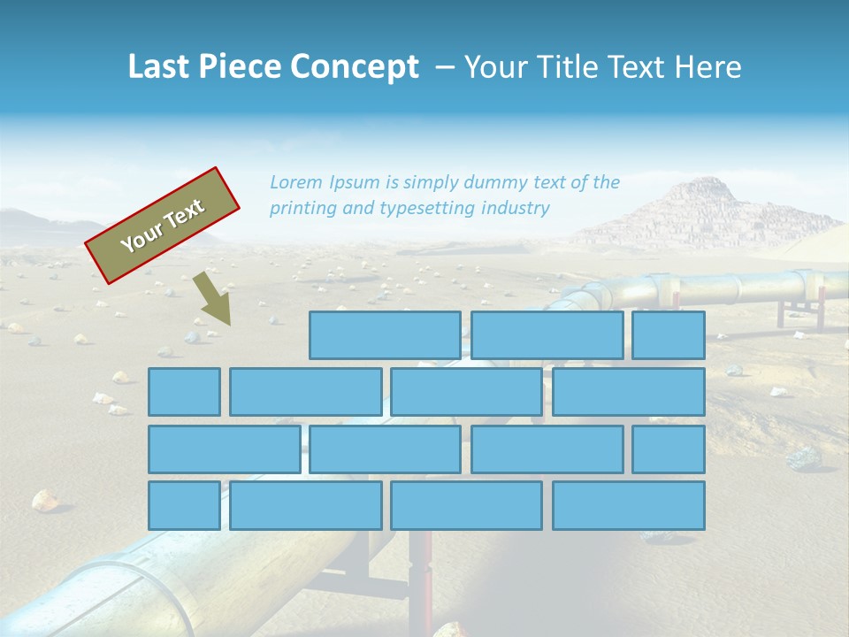Delivery Pump Petrol PowerPoint Template