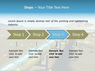 Delivery Pump Petrol PowerPoint Template