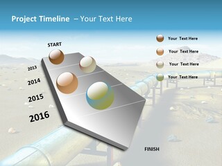 Delivery Pump Petrol PowerPoint Template
