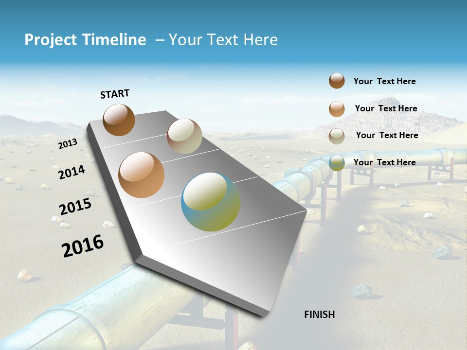 Delivery Pump Petrol PowerPoint Template