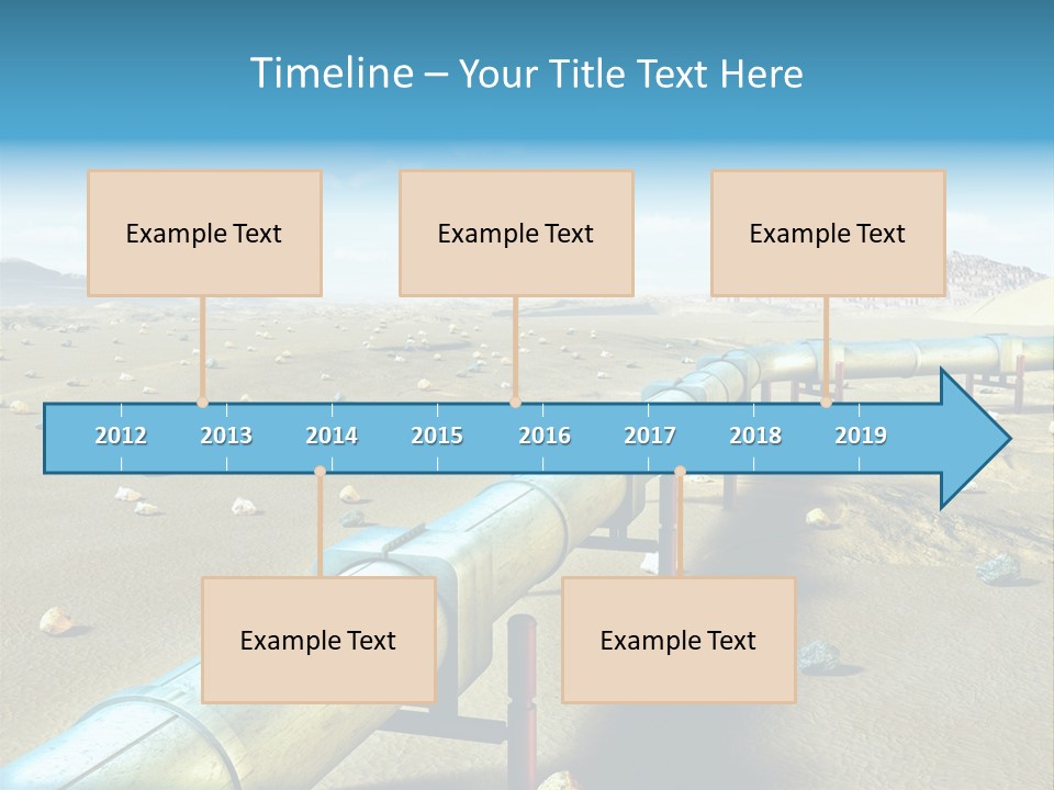 Delivery Pump Petrol PowerPoint Template