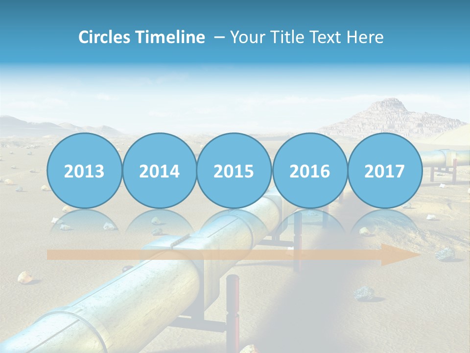 Delivery Pump Petrol PowerPoint Template