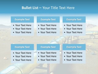 Delivery Pump Petrol PowerPoint Template