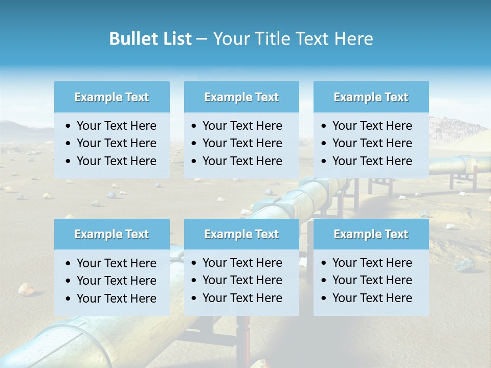 Delivery Pump Petrol PowerPoint Template