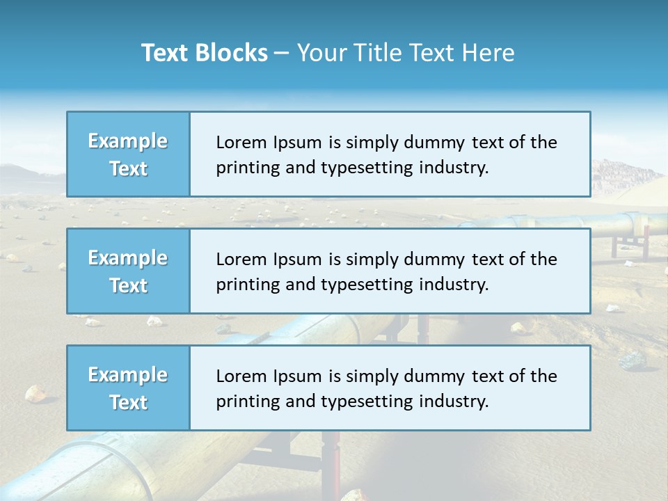 Delivery Pump Petrol PowerPoint Template