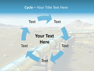 Delivery Pump Petrol PowerPoint Template