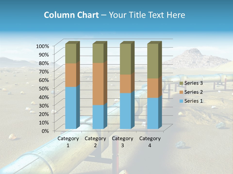Delivery Pump Petrol PowerPoint Template