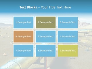 Delivery Pump Petrol PowerPoint Template