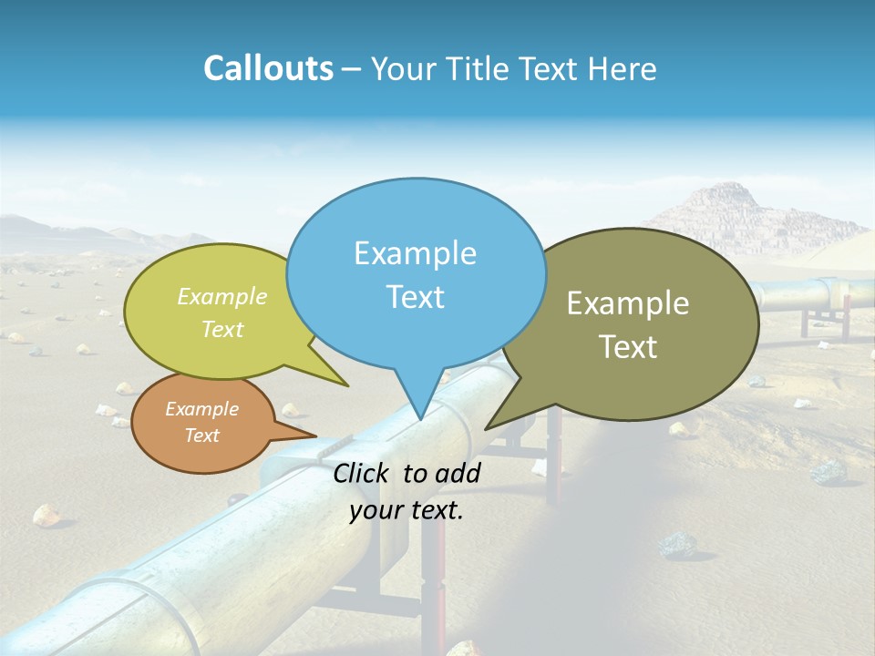 Delivery Pump Petrol PowerPoint Template