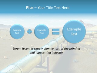 Delivery Pump Petrol PowerPoint Template