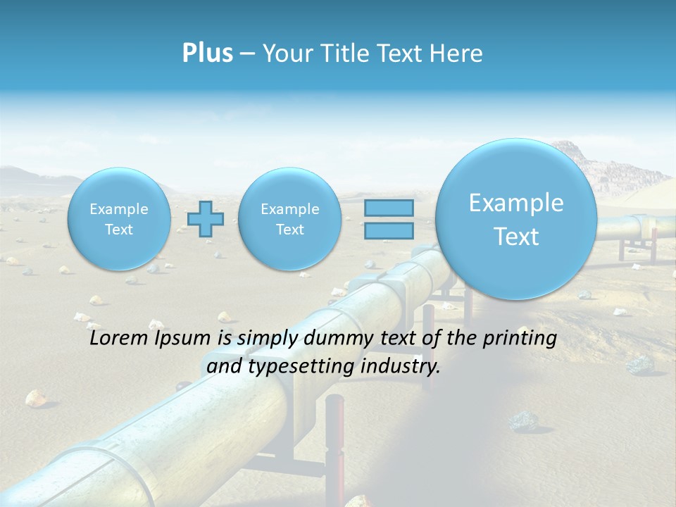 Delivery Pump Petrol PowerPoint Template