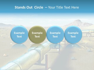 Delivery Pump Petrol PowerPoint Template