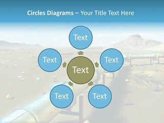 Delivery Pump Petrol PowerPoint Template