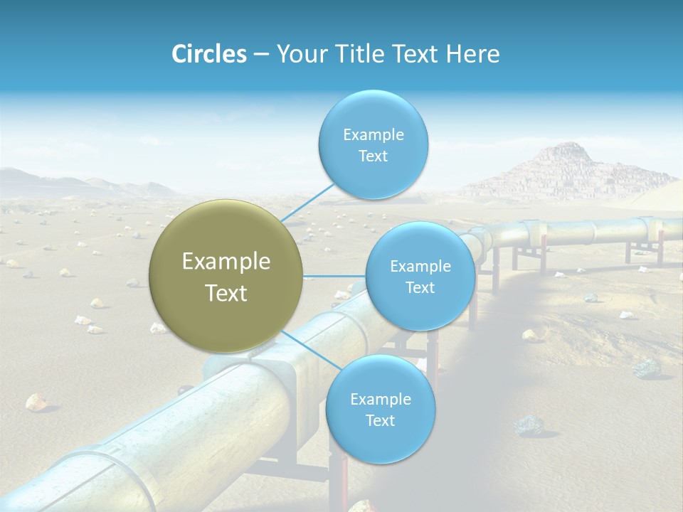 Delivery Pump Petrol PowerPoint Template