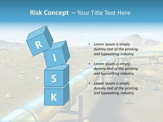 Delivery Pump Petrol PowerPoint Template