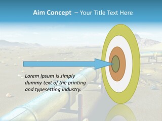 Delivery Pump Petrol PowerPoint Template