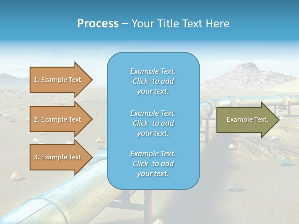 Delivery Pump Petrol PowerPoint Template