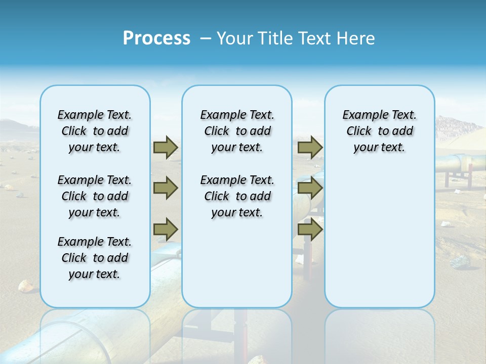 Delivery Pump Petrol PowerPoint Template