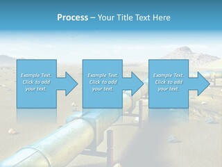 Delivery Pump Petrol PowerPoint Template