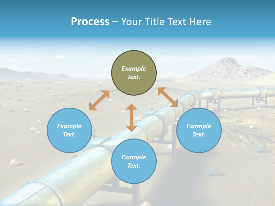 Delivery Pump Petrol PowerPoint Template