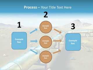 Delivery Pump Petrol PowerPoint Template