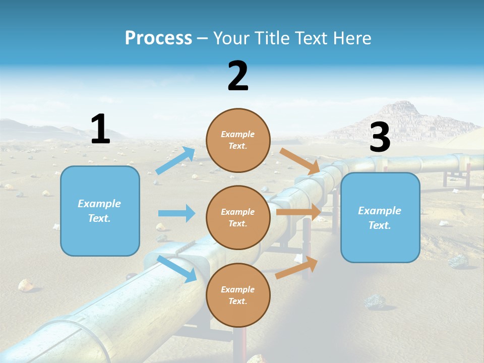 Delivery Pump Petrol PowerPoint Template
