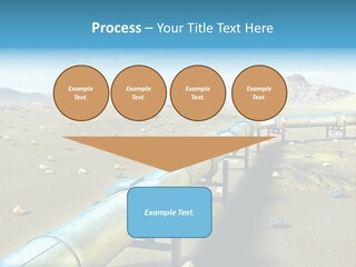 Delivery Pump Petrol PowerPoint Template