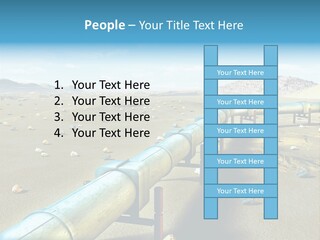 Delivery Pump Petrol PowerPoint Template