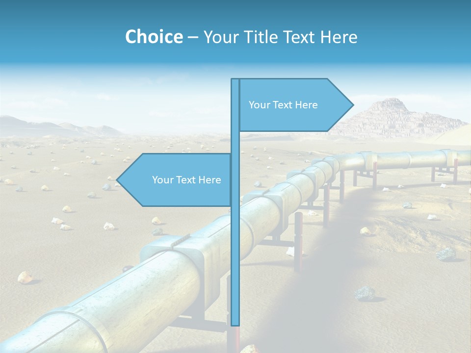 Delivery Pump Petrol PowerPoint Template