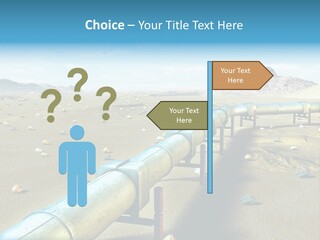 Delivery Pump Petrol PowerPoint Template
