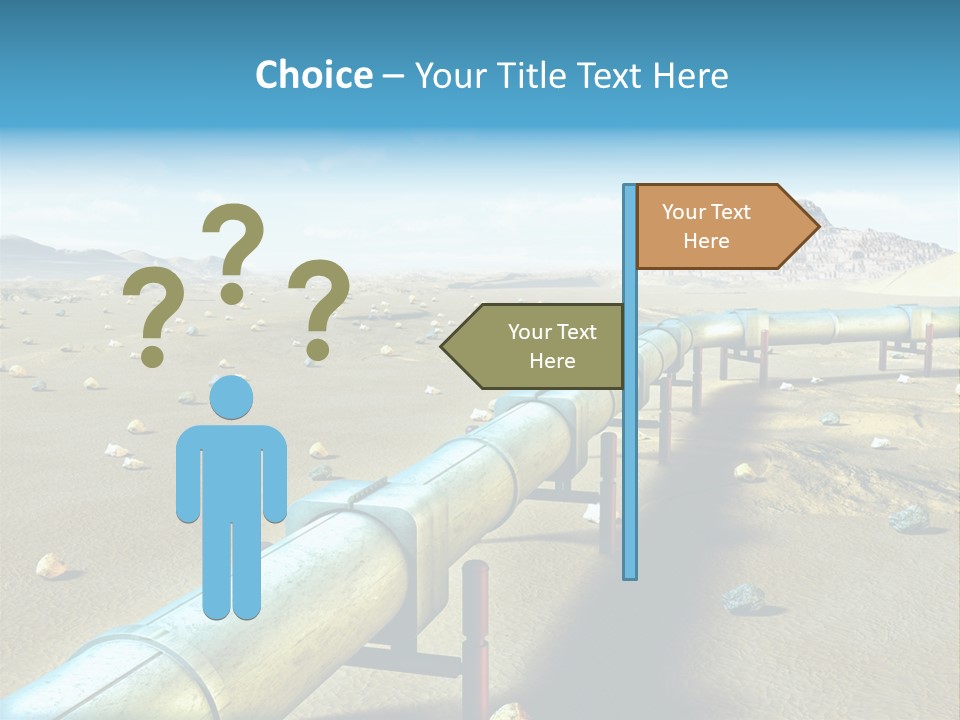 Delivery Pump Petrol PowerPoint Template