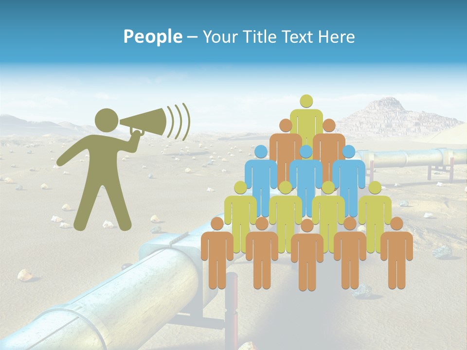 Delivery Pump Petrol PowerPoint Template