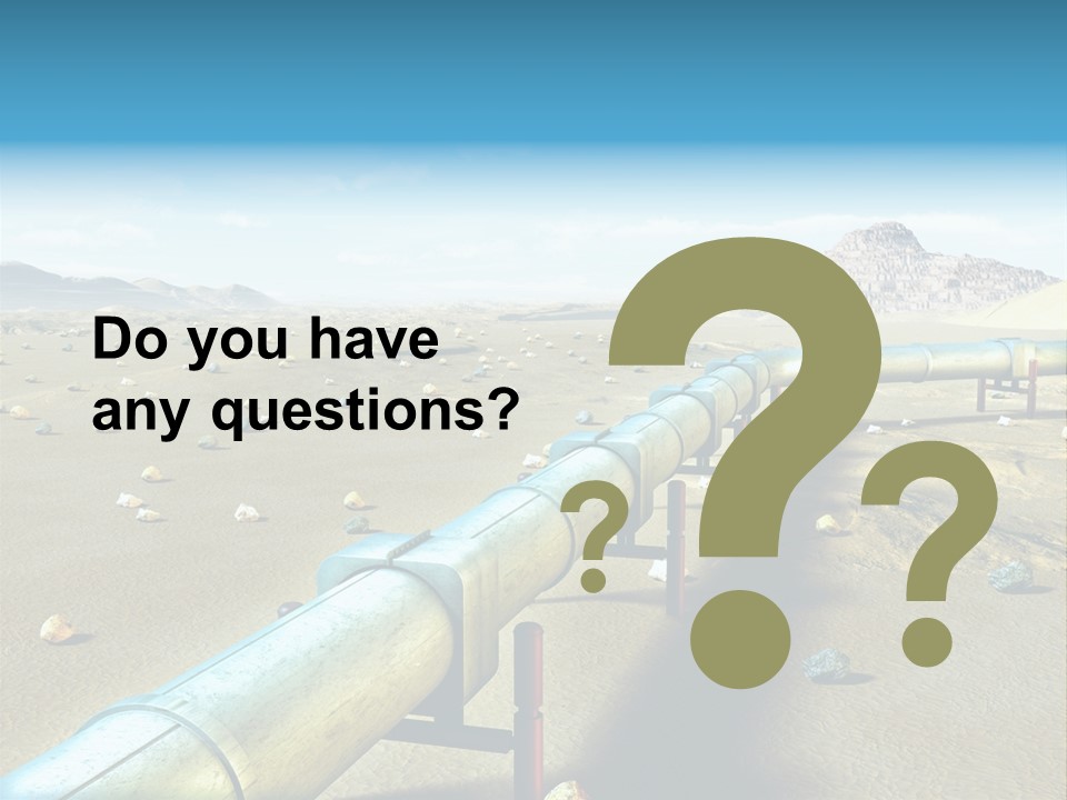Delivery Pump Petrol PowerPoint Template