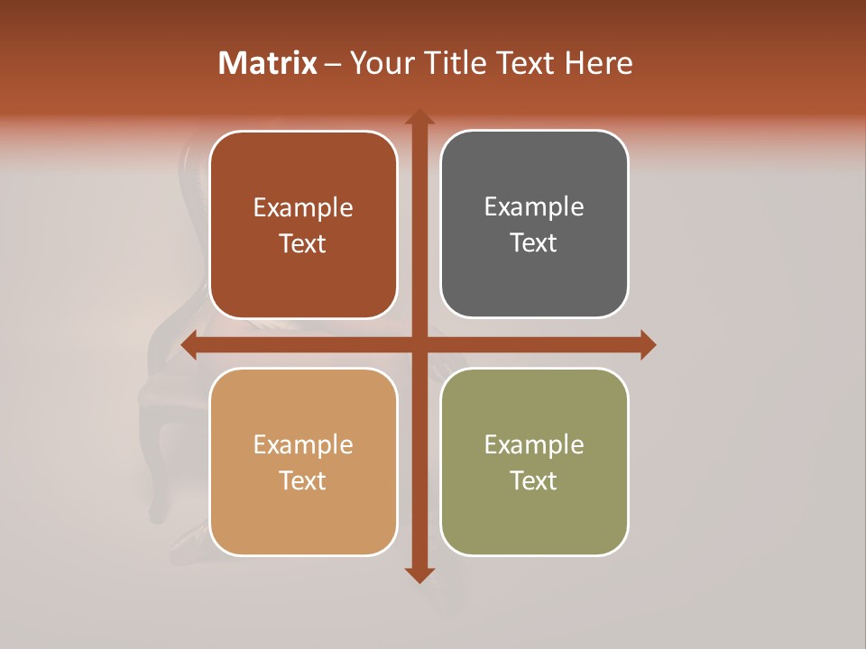 Large Portrait Bosom PowerPoint Template