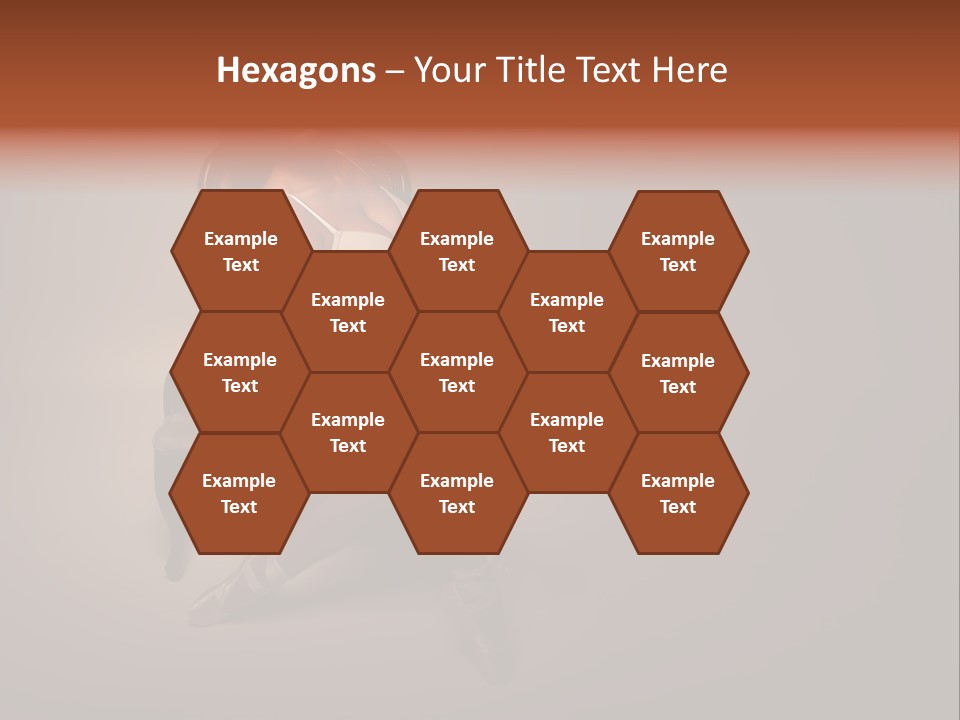 Large Portrait Bosom PowerPoint Template