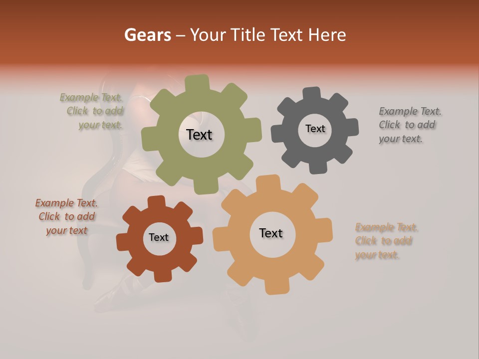 Large Portrait Bosom PowerPoint Template