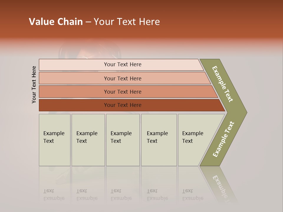 Large Portrait Bosom PowerPoint Template