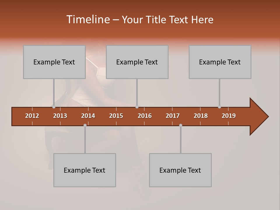 Large Portrait Bosom PowerPoint Template