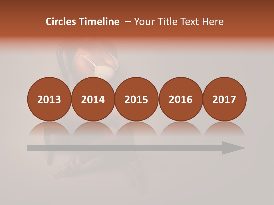 Large Portrait Bosom PowerPoint Template