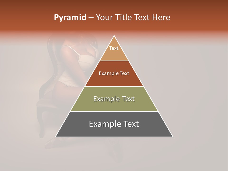 Large Portrait Bosom PowerPoint Template