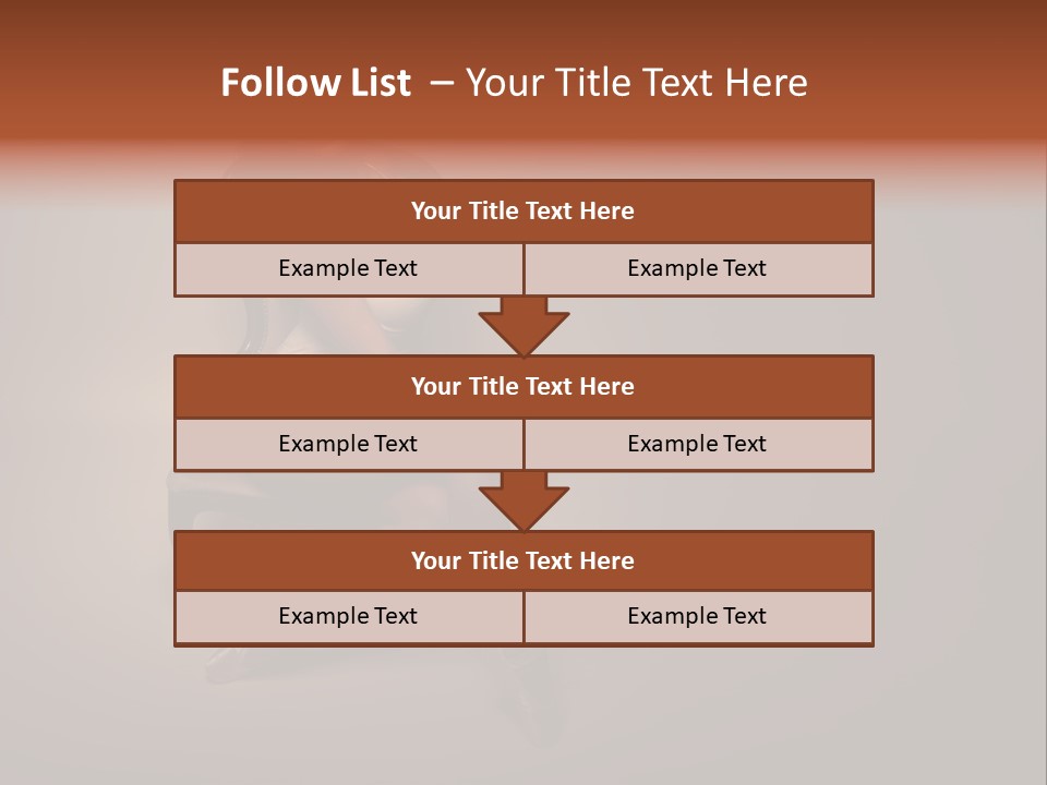 Large Portrait Bosom PowerPoint Template