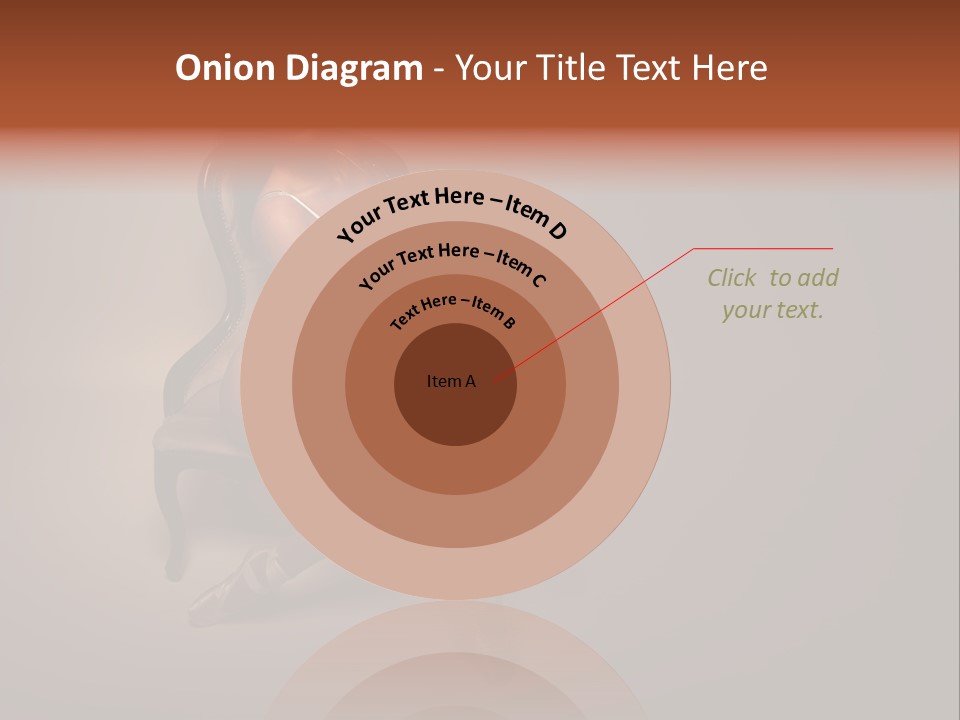 Large Portrait Bosom PowerPoint Template