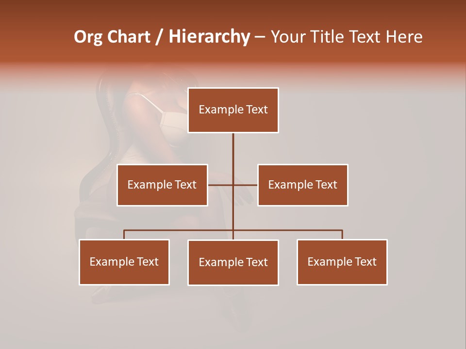 Large Portrait Bosom PowerPoint Template