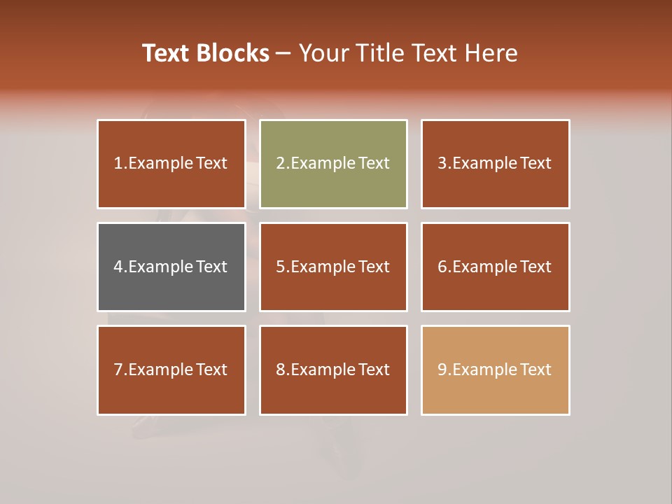 Large Portrait Bosom PowerPoint Template