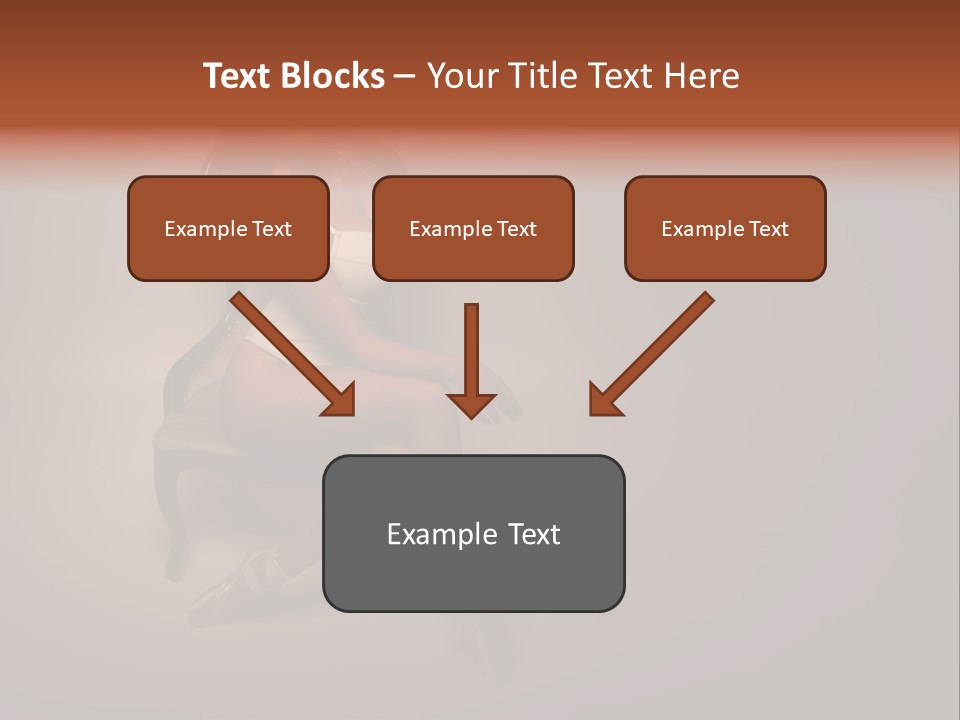 Large Portrait Bosom PowerPoint Template