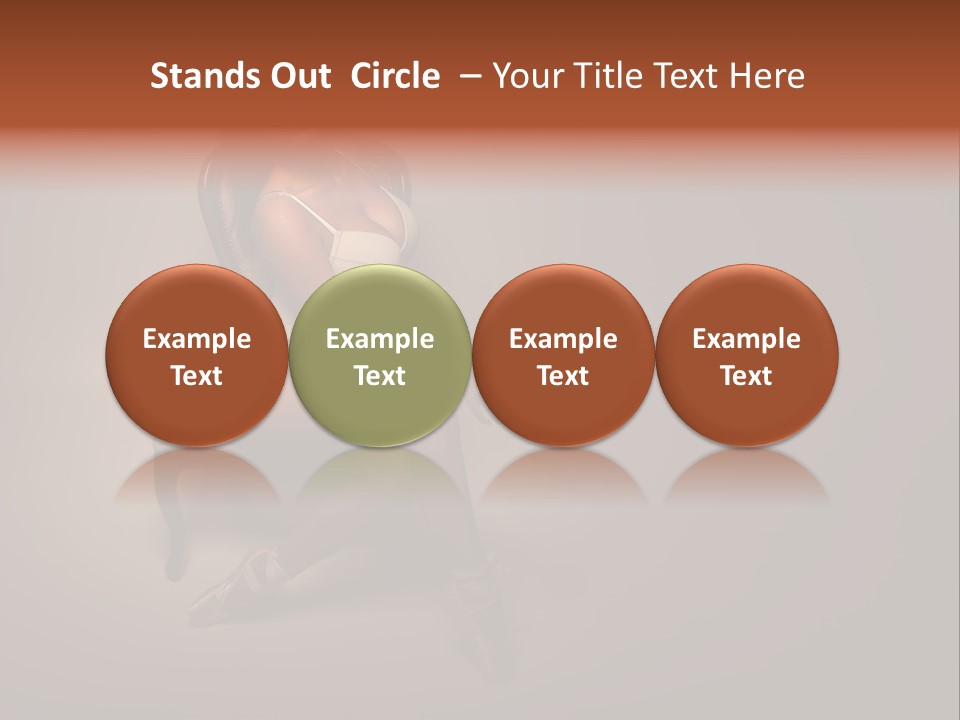 Large Portrait Bosom PowerPoint Template