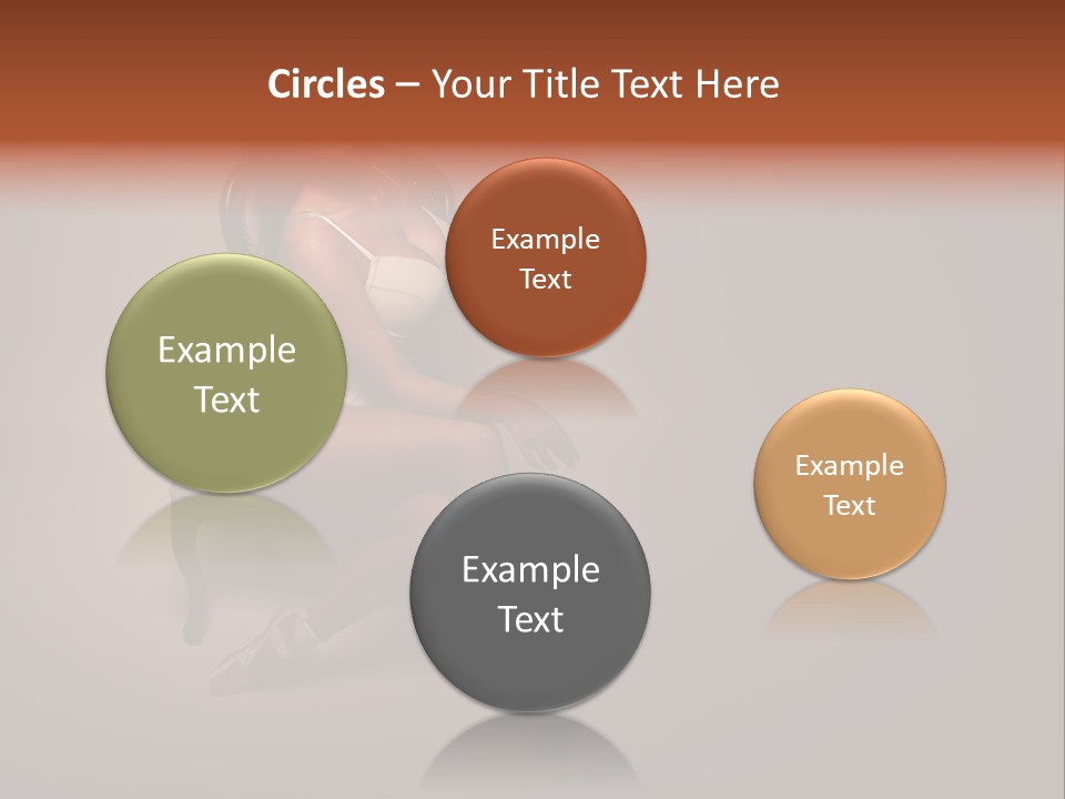 Large Portrait Bosom PowerPoint Template