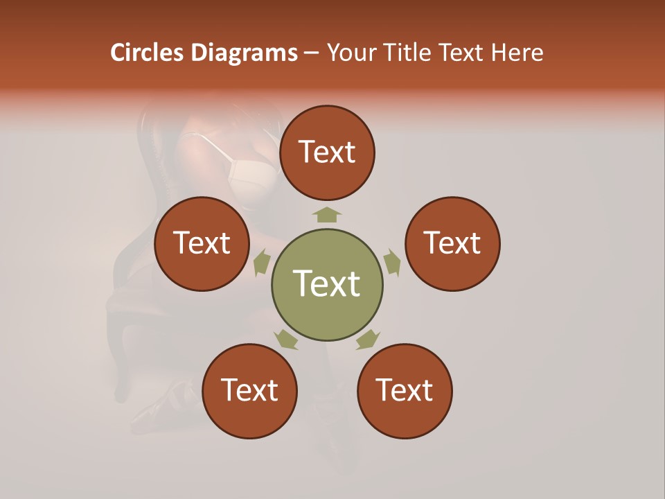 Large Portrait Bosom PowerPoint Template